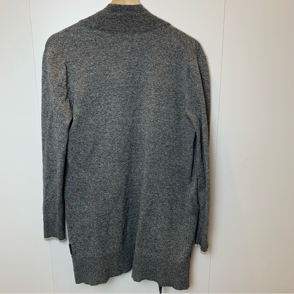 Roots Open Cardigan Charcoal Grey Cabin  Cottagecore Cotton Blend Women’s sz XS - Picture 3 of 9